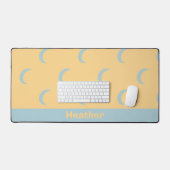 Blauwe maan gepatterd bureaumat (Keyboard & Muis)