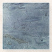 Blauwe Maan Glas Onderzetter (Voorkant)