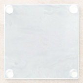 Blauwe Maan Glas Onderzetter (Achterkant)