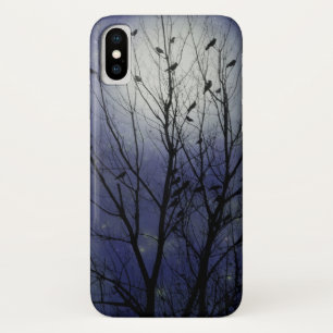 Blauwe maan gloed nacht van kraaien Case-Mate iPhone case
