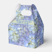 Blauwe Maan Hydrangea Bloemen Bruiloft Bedankt Bedankdoosjes (Voorkant Zijde)