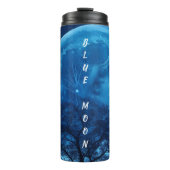 Blauwe Maan in de Sky Tumbler Thermosbeker (Voorkant)