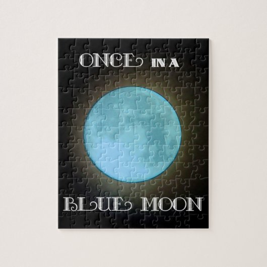 "Blauwe maan" Legpuzzel (Verticaal)