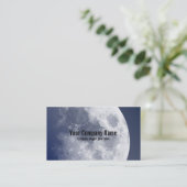 Blauwe maan Lunar Visitekaartjes (Staand voorkant)