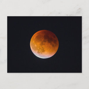 Blauwe Maan Maansverduistering Washington State Briefkaart
