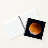 Blauwe Maan Maansverduistering | Washington State Notitieboek (Binnen)