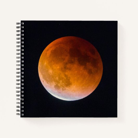 Blauwe Maan Maansverduistering | Washington State Notitieboek (Voorkant)