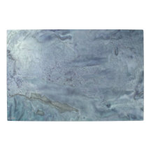 Blauwe Maan Metaal Wandkunst