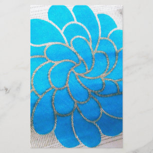 Blauwe Maan Ontwerp Briefpapier