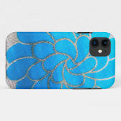 Blauwe Maan Ontwerp Case-Mate iPhone Case (Achterkant (horizontaal))