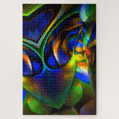 blauwe maan puzzel legpuzzel (Verticaal)