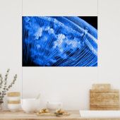 Blauwe maan rijst poster (Keuken)