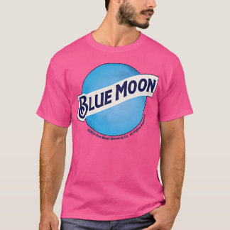 Blauwe Maan Ronde Logo T-shirt
