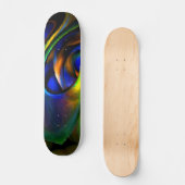 blauwe maan skateboard (Voorkant)