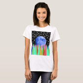 Blauwe Maan T-shirt (Voorkant volledig)