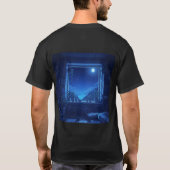 Blauwe maan T-shirt (Achterkant)