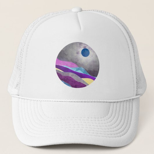 Blauwe Maan Trucker Pet (Voorkant)