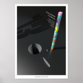 Blauwe maandag geïnspireerd poster (Voorkant)