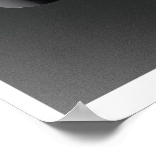 Blauwe maandag geïnspireerd poster (Hoek)