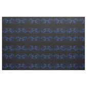 Blauwe maandistel stof (Yard (91,4 cm))