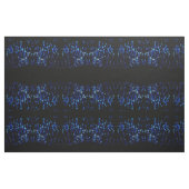 Blauwe maandistel stof (Fat Quarter)
