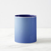Blauwe maanlicht keramische mok (Midden)