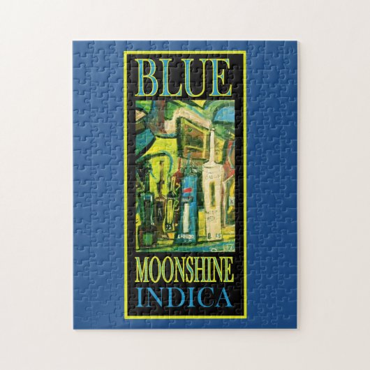 BLAUWE MAANSTREEK INDICA LEGPUZZEL (Verticaal)