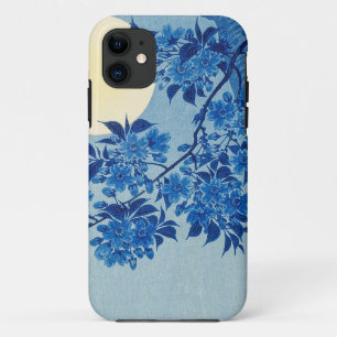 Blauwe Maanverlichte Boom: Japanse Kersenbloesem N Case-Mate iPhone Case