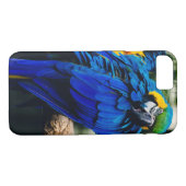 Blauwe Macaw Parrot, exotische tropische vogel Case-Mate iPhone Case (Achterkant (Horizontaal))