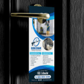 Blauwe Macht Wassen Druk Wassen Huis Wassen Deurhanger