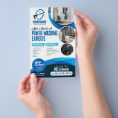 Blauwe Macht Wassen Druk Wassen Huis Wassen Flyer (Hand)