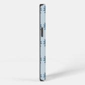 Blauwe Madelief iPhone Hoesje (Rechterkant)