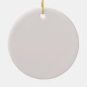 Blauwe Madelief Paard ornament (Achterkant)