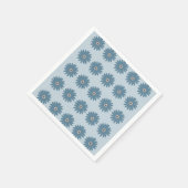 Blauwe Madelief Servet (Hoek)