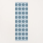 Blauwe Madelief Yogamat (Voorkant)