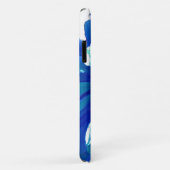 Blauwe madeliefje blauw bloemenzonnebloem foto Case-Mate iPhone case (Achterkant/rechts)