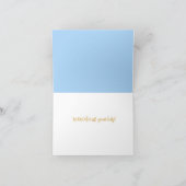 Blauwe Madeliefjes Dank Je Wel Voor Elke Gelegenhe Bedankkaart (Binnen)