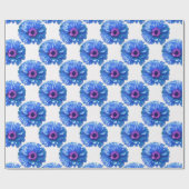 Blauwe maffia cadeaupapier (Vlak)