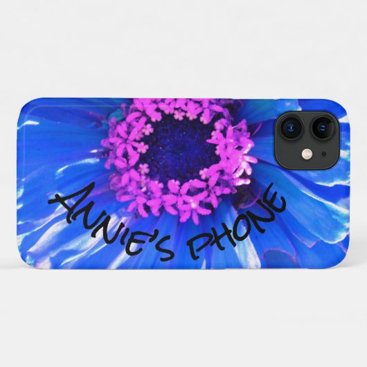 Blauwe maffia Case-Mate iPhone case (Achterkant (horizontaal))