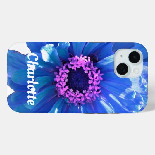 Blauwe maffia Case-Mate iPhone case (Achterkant (horizontaal))