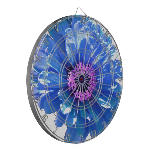 Blauwe maffia dartbord (Voorkant Links)