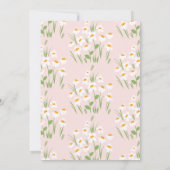 Blauwe maffia, elegant mooi baby shower kaart (Achterkant)