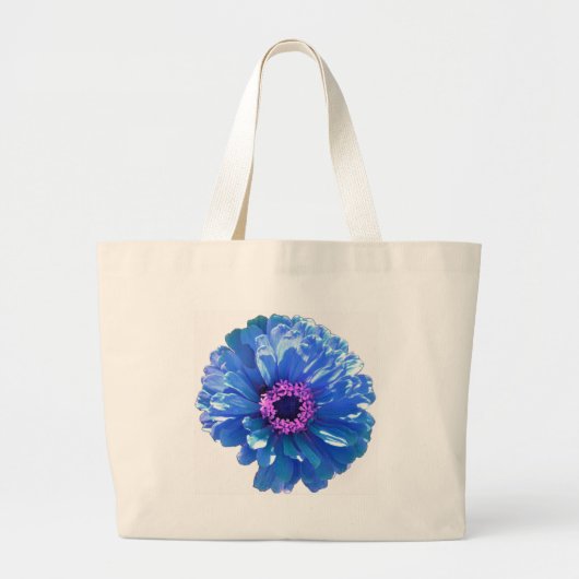 Blauwe maffia grote tote bag (Voorkant)