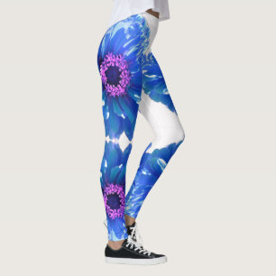 Blauwe maffia leggings