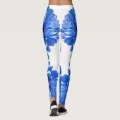 Blauwe maffia leggings (Achterkant)