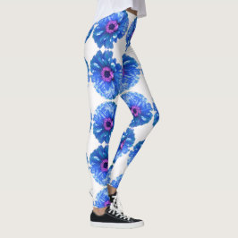 Blauwe maffia leggings