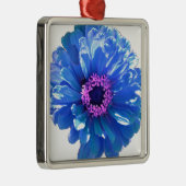 Blauwe maffia metalen ornament (Rechts)