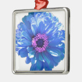 Blauwe maffia metalen ornament (Links)