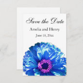 Blauwe maffia save the date (Voorkant / Achterkant)