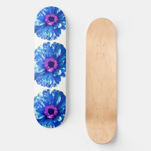 Blauwe maffia skateboard (Voorkant)